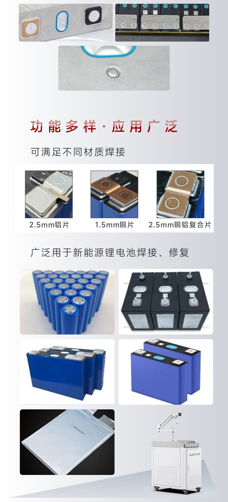 手持振镜激光焊接机，为您提供锂电池模组高效焊接和记娱乐app官网登录的解决方案！